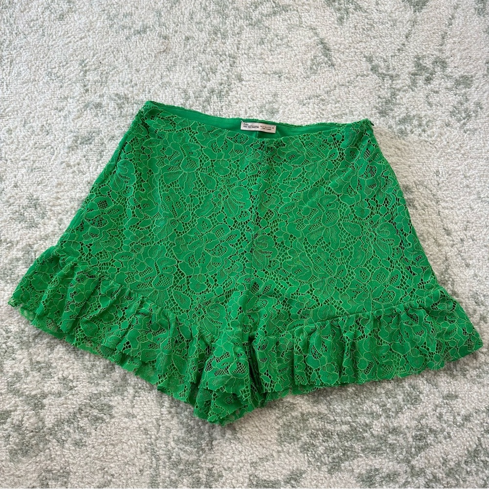 Lace Zara high waist shorts